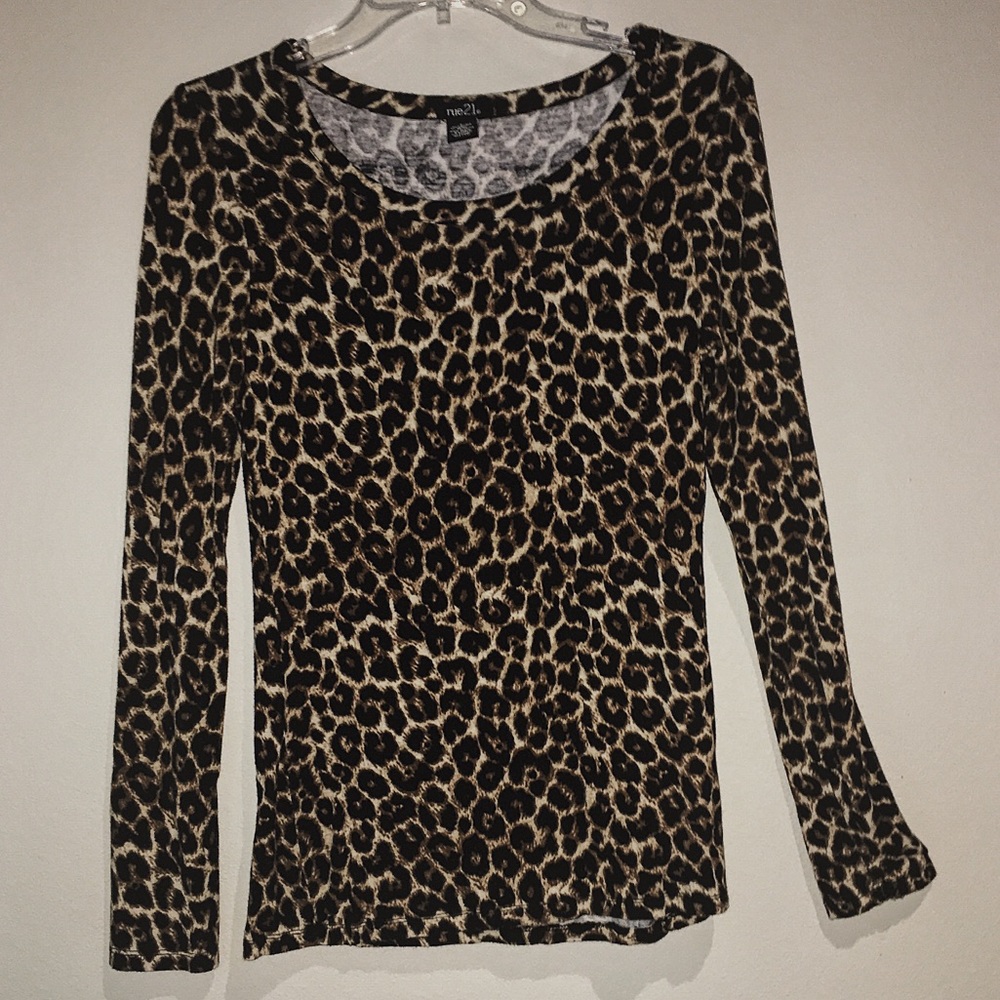 Only Worn Once! Cheetah Print Top